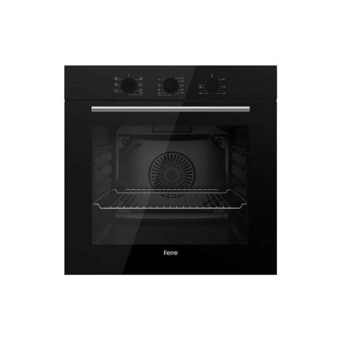 Ferre Siyah Set ( D086 Siyah DAVLUMBAZ-SS205 Siyah Ocak- QBL62CS Fırın) - Görsel 4