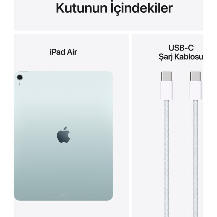 Apple iPad Air M3 13" 512GB Wi-Fi Mavi MCNW4TU/A - Görsel 3