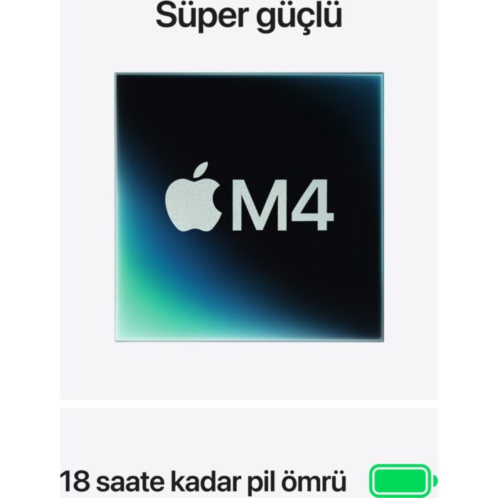 Apple MacBook Air M4 16GB 512GB SSD macOS 13" Taşınabilir Bilgisayar Yıldız Işığı MW103TU/A - Görsel 4