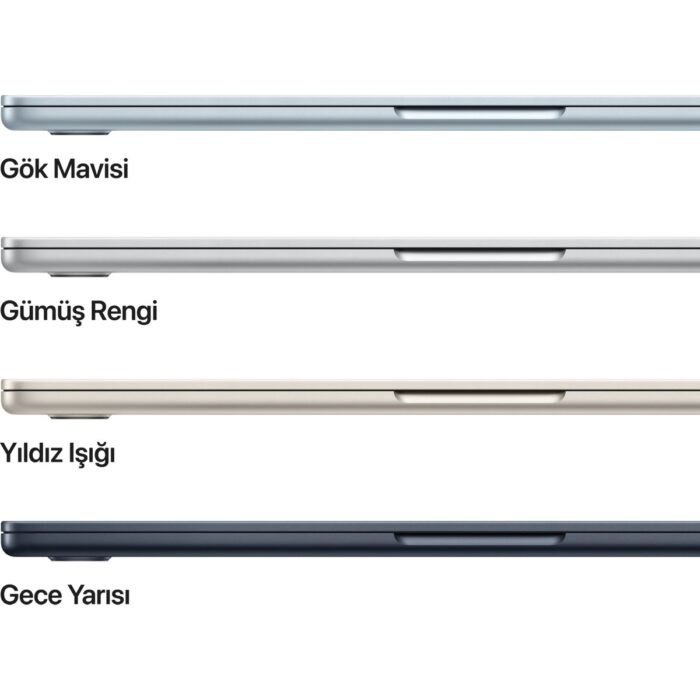 Apple MacBook Air M4 16GB 256GB SSD macOS 13" Taşınabilir Bilgisayar Gök Mavisi MC6T4TU/A - Görsel 3