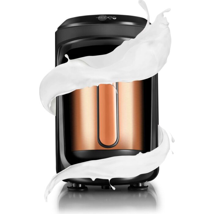 110000953735021.jpg Karaca Hatır Hüps Aroma Steel Çelik Cezveli Sütlü Türk Kahve Makinesi Copper - Görsel 1
