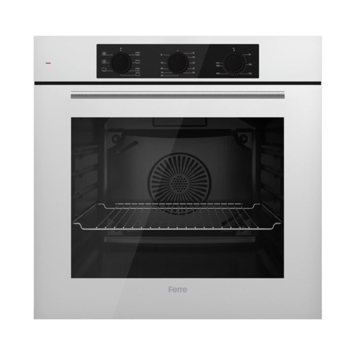 Ferre Flowart Bl Modüler Seriisi 3'lü Beyaz Ankastre Set ( QBL62CB-BL136-D081 ) - Görsel 2