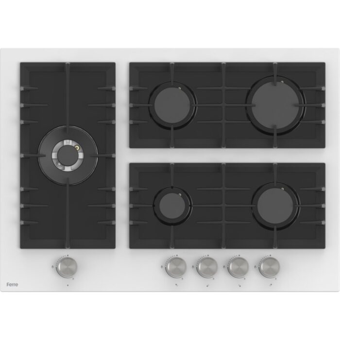 Ferre Flowart Bl Modüler Seriisi 3'lü Beyaz Ankastre Set ( QBL62CB-BL136-D081 ) - Görsel 3