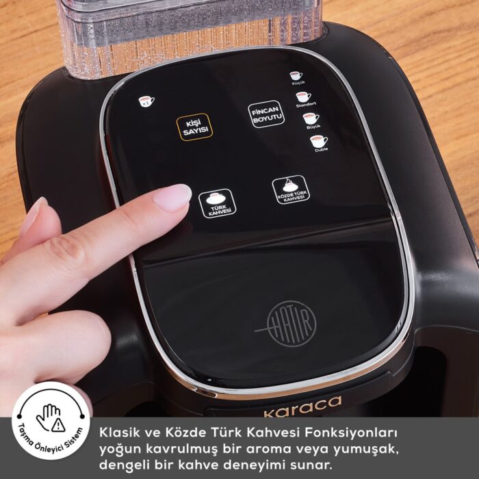 Karaca Hatır Otomatik Su Alma Hazneli Türk Kahve Makinesi Cabbage Green - Görsel 5