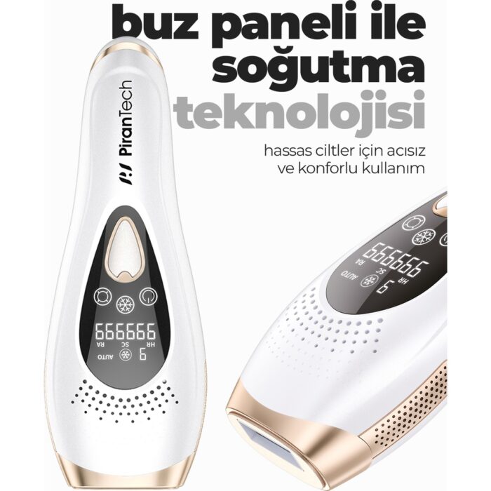 Pirantech Bhrl-10 LCD Ekranlı 9 Seviyeli Buz Lazer Ipl Epilasyon Tüy Alma Aleti - Görsel 2