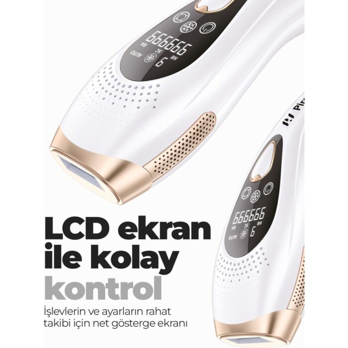 Pirantech Bhrl-10 LCD Ekranlı 9 Seviyeli Buz Lazer Ipl Epilasyon Tüy Alma Aleti - Görsel 4