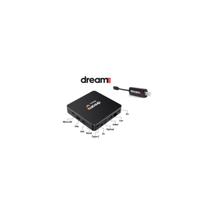 Dreamstar Nova 4K Google Lisanslı Android Tv Box + Dreamstar Orjinal Type-C Dvbs Tuner - Görsel 4