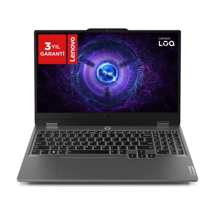 Lenovo LOQ Intel Core i5 12600HX 24GB 512GB SSD RTX4050 Freedos 15.6" IPS 144Hz Taşınabilir Bilgisayar 83GS00P6TR - Görsel 2