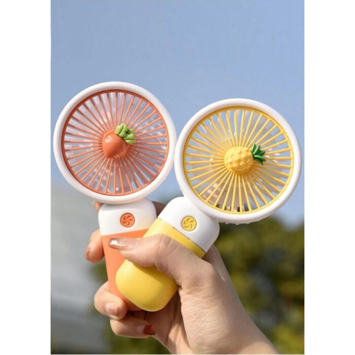 Enshall Şarjlı Masa Üstü Ve El Fan Taşınabilir Şarj Edilebilir Serinletici Mini Fan - Görsel 2