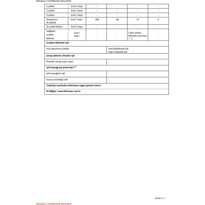 Şenocak VF6220 E 6 Çekmeceli Derin Dondurucu - Görsel 4
