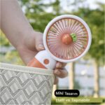 Enshall Şarjlı Masa Üstü Ve El Fan Taşınabilir Şarj Edilebilir Serinletici Mini Fan - Görsel 4