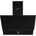 Kumtel Duvar Tipi Davlumbaz Siyah Cam Gövde LED Aydınlatma ve Yıkanabilir Yağ Filtresi