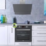 Kumtel Antrasit (Gri) Dokunmatik Cam Davlumbaz DA6-835 - Görsel 2