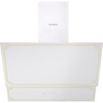 Kumtel DA6-835 Rustik Duvar Tipi Beyaz Cam Davlumbaz - Güçlü LED Aydınlatma ve Yıkanabilir Alüminyum Filtre ile Mutfaklarınızı Şıklıkla Donatın