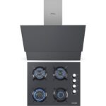 Kumtel Antrasit 2'li Ankastre Cam Set (DA6-835 + KO-40TAHDF)