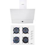 Kumtel Beyaz 2'li Ankastre Cam Set (DA6-830 + KO-40TAHDF)