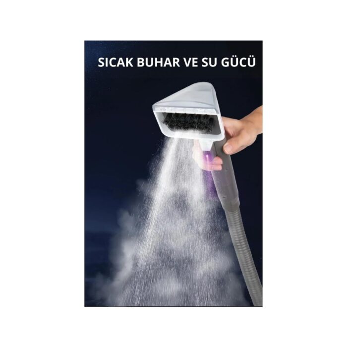 Kiwi KCC-4321 Buharlı Koltuk ve Halı Yıkama Leke Çıkartma Makinesi Gri Renk - Görsel 5