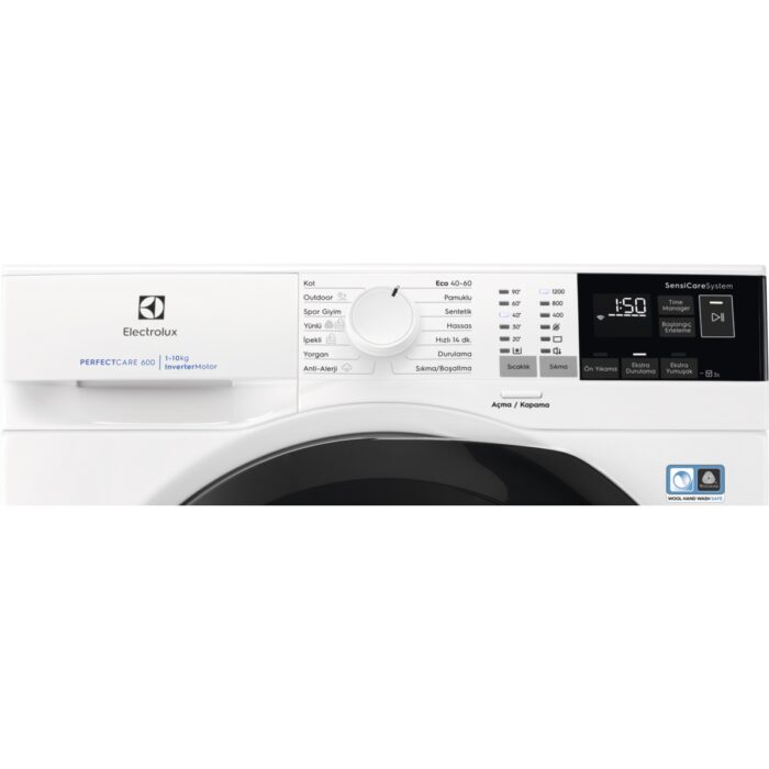 Electrolux EW6FN421BT C Enerji Sınıfı 10KG 1200 Devir Çamaşır Makinesi Beyaz - Görsel 2