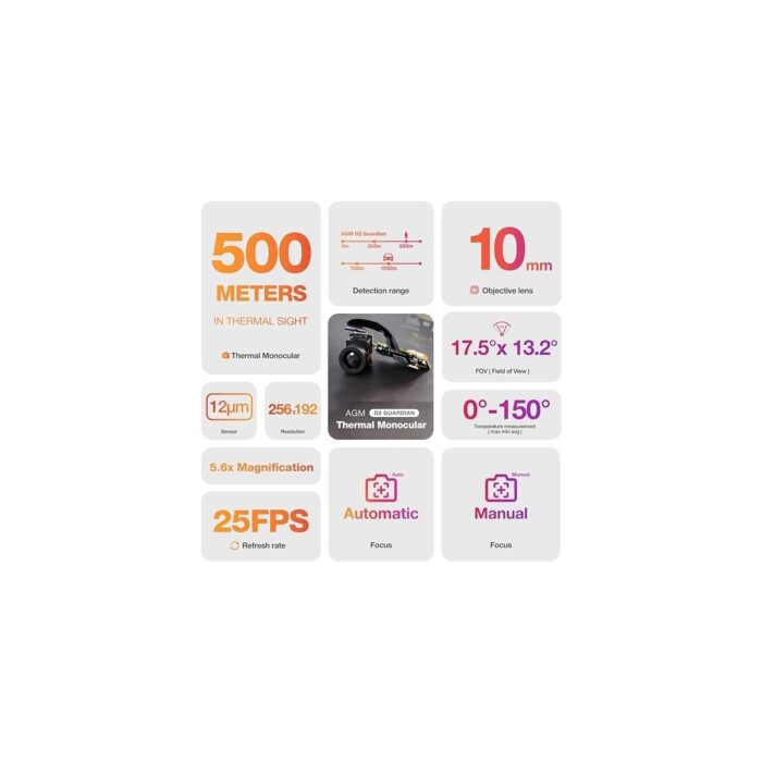 AGM G2 GUARDIAN RUGGED PHONE TERMAL KAMERALI - Görsel 3