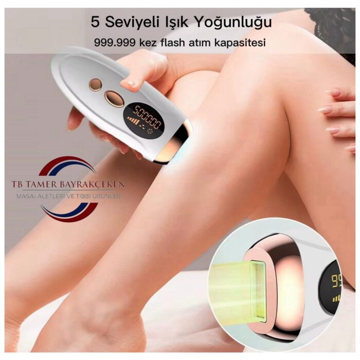 110000966093271.jpg TB Tamer Bayrakçeken IPL Lazer Epilasyon Cihazı 990.000 Atım Manuel & Otomatik Mod – Acısız Kalıcı Tüy Giderme – 5 Seviye Işık - Görsel 1