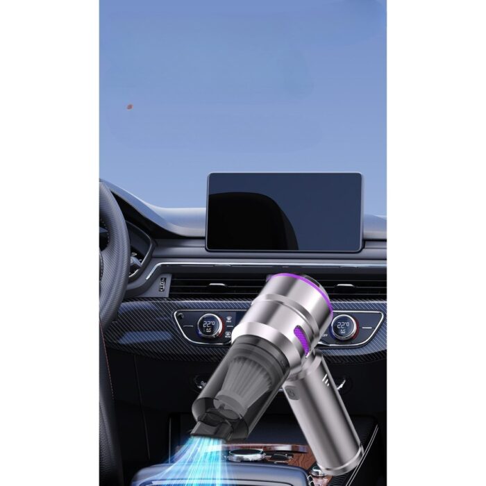 Ensiga Üflemeli Güçlü Vakumlu Ev Ofis Araç Süpürgesi 15000PA Güçlü El Süpürgesi Şarjlı Çok Fonksiyonlu - Görsel 2