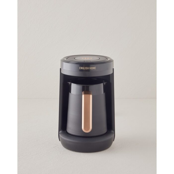110000966403561.jpg English Home Tkm 6002 Çift Taşım Türk Kahvesı Makınesı 320 ml Siyah-Bakır - Görsel 1