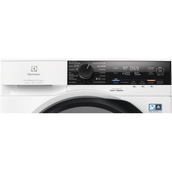 Electrolux EW7W4492T 700 Serisi Steamcare 9/5kg 1400 Devir Buharlı Kurutmalı Çamaşır Makinesi - Görsel 2