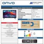 Onvo 24OV5002H 24" 60 Ekran Uydu Alıcılı HD Ready LED TV - Görsel 2