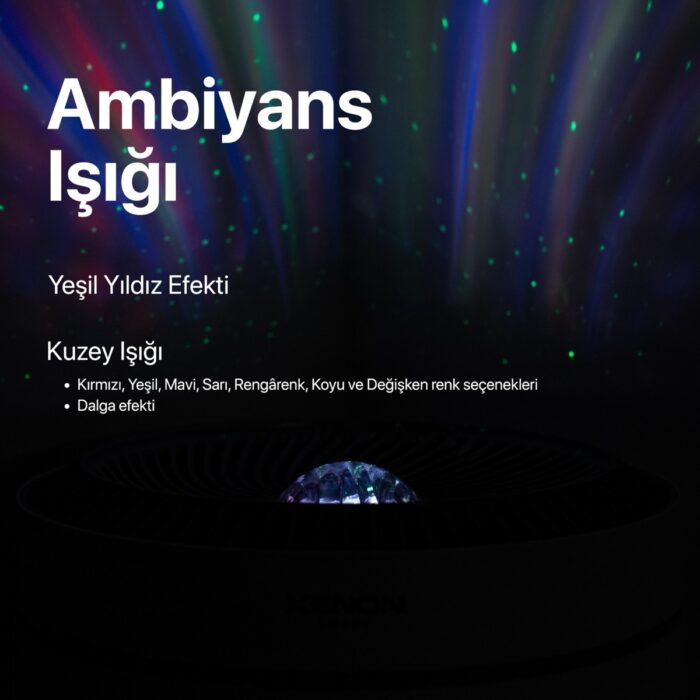 Xenon Smart Akıllı Hava Temizleyici Ambiyans Aydınlatma Aromaterapi Özellikli HEPA13 Filtreli Sessiz Hava Temizleme Cihazı X7421 - Görsel 3