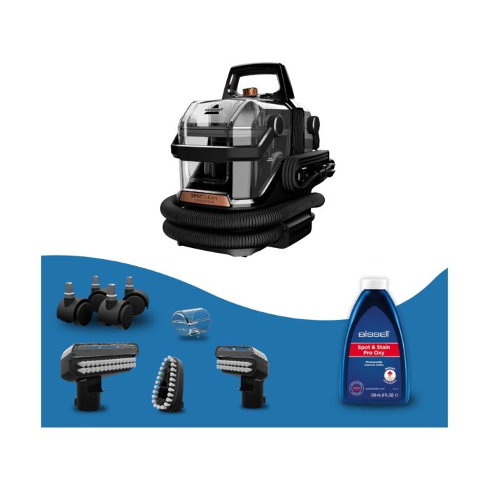 Bissell Spotclean Hydrosteam Pro Buharlı Farklı Yüzeylerde Kullanıma Uygun Halı – Koltuk Yıkama ve Leke Çıkarma Makinesi - Görsel 1