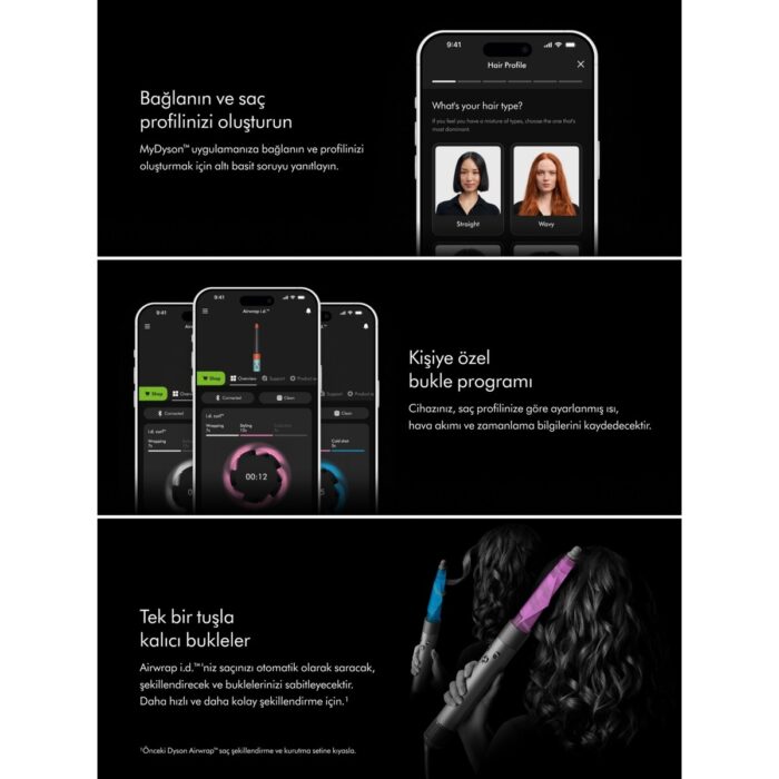 Dyson Airwrap I.d.™ Saç Şekillendirme ve Kurutma Seti (Jasper Plum) - Görsel 5