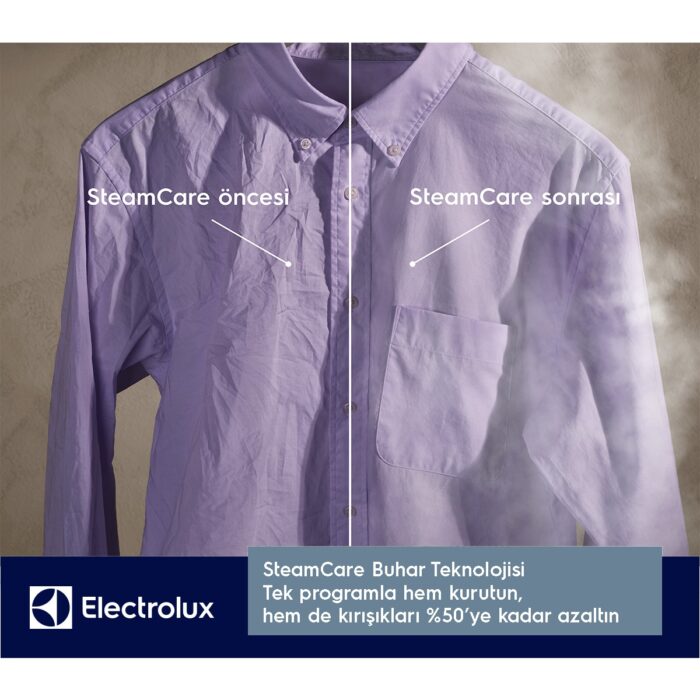 electrolux EW8D394MT 800 Serisi Ultracare Steam 3dsense 9 kg A+++ Buharlı Inverter Kurutma Makinesi - Görsel 5