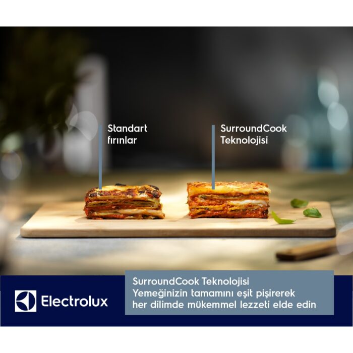 Electrolux EOF3H50BK 57L Ankastre Fırın Siyah - Görsel 3