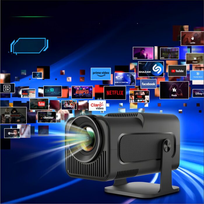 MISAWA  HY320 Mını Projeksiyon Canlı Renkler Kolay Kullanım Düşük Gürültü Seviyesi - Görsel 4