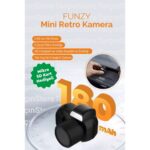 Shiny Touch Mini Retro Kamera Anahtarlık(Microsd Kart Dahil)