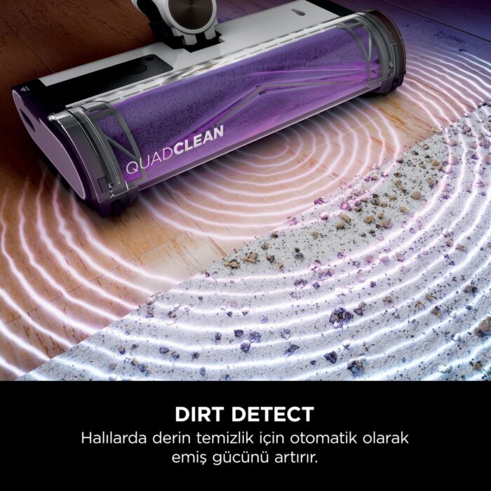 Shark Detect Clean&Empty Auto-Empty Sistemli Turbo Başlıklı Şarjlı Dikey Süpürge - Görsel 2