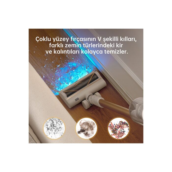 Dreame U20 Dikey Şarjlı Süpürge - Görsel 2