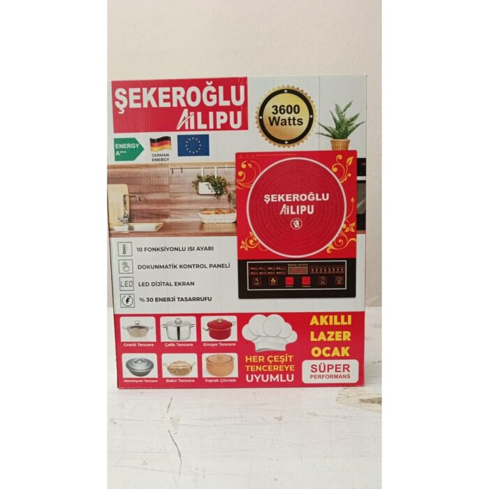 Şekeroğlu Ailipu Bütün Tencereleri Kabul Eden Elektrikli Ocak 3600 Watt - Görsel 3