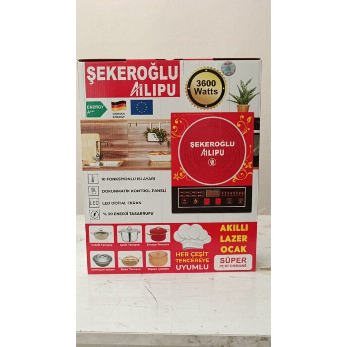 Şekeroğlu Ailipu Bütün Tencereleri Kabul Eden Elektrikli Ocak 3600 Watt - Görsel 4