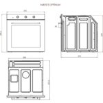 Luxell Optimum Siyah 7 Programlı 77 Litre Ankastre Set New Project - Görsel 5