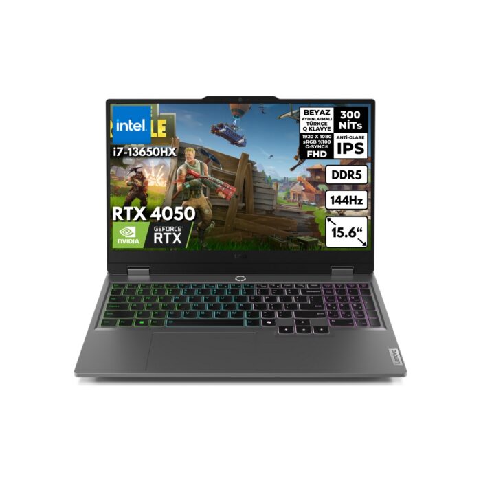 110000984823795.jpg Lenovo Loq I7-13650HX 16-GB DDR5 512 GB SSD RTX4050 (6GB-105W) 15.6" Fhd Windows 11 Pro Aı Gaming Notebook 83DV0118TRHMF37 - Görsel 1