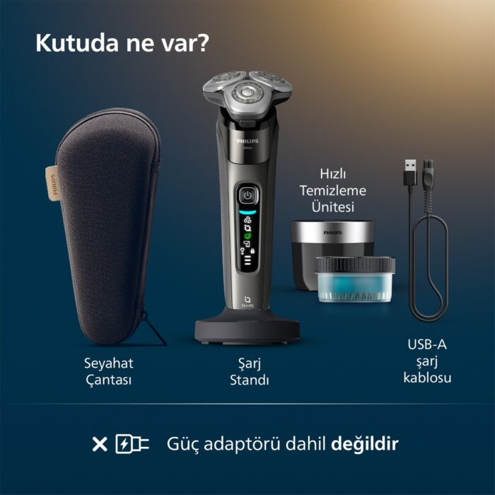 Philips X9002/30 I9000 Skinıq Pro İle Islak&Kuru Elektrikli Tıraş Makinesi - Görsel 3