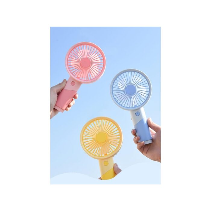 Enshall Şarjlı Masa Üstü ve El Fanı Taşınabilir Şarjlı Edilebilir Mini Fan - Görsel 3