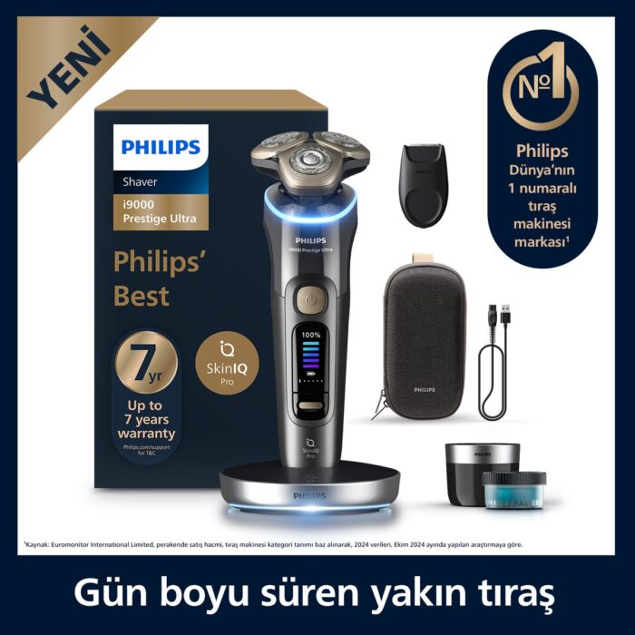Philips Xp9402/31 I9000 Prestige Ultra Skinıq Pro İle Islak&Kuru Elektrikli Tıraş Makinesi - Görsel 2