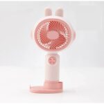 Enshall Şarjlı, Taşınabilir, Soğutucu Mini El Fanı, 3 Kademeli Vantilatör Soğutucu