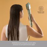 Homend Hairmony 4606H Saç Kurutma ve Şekillendirme Seti Su Yeşili - Görsel 4