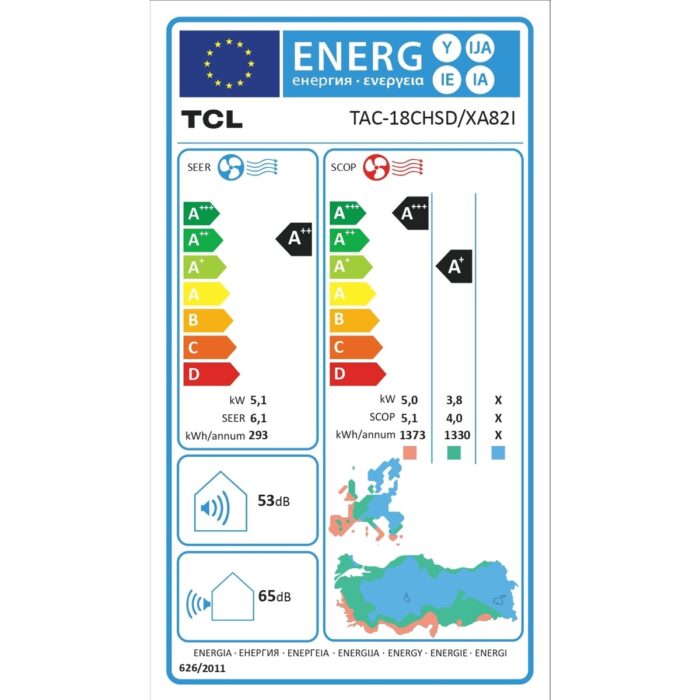 TCL Elite TAC-18CHSD-XA82I A++ Enerji Sınıfı 18000 BTU  Inverter Duvar Tipi Klima - Görsel 5