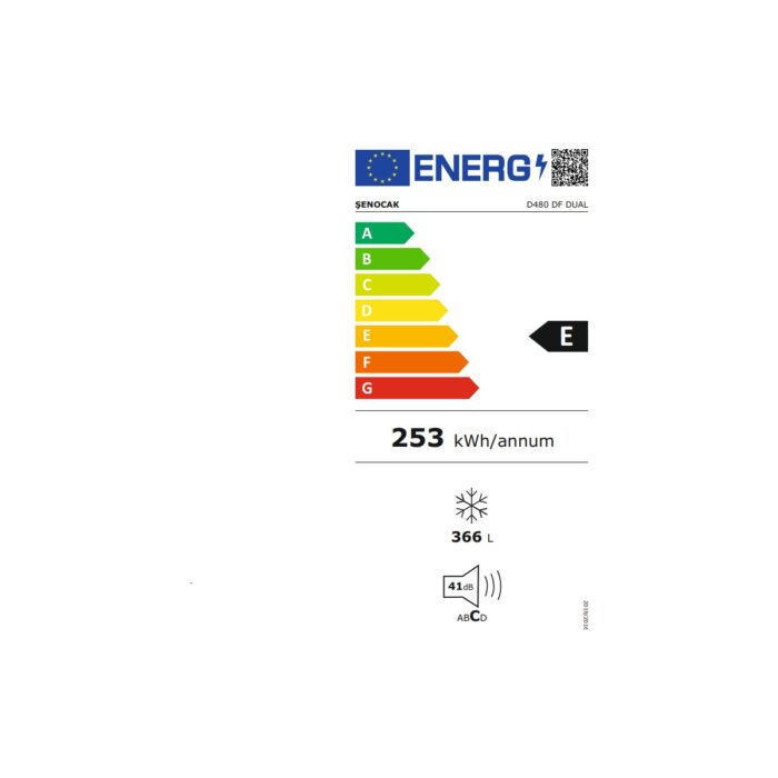 Şenocak D480 Df Dual Sandık Tipi Derin Dondurucu - Görsel 2