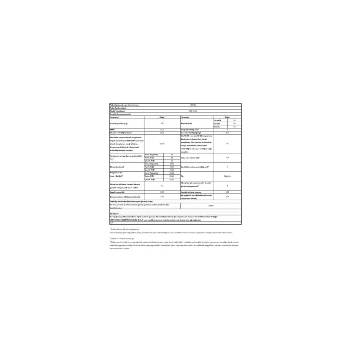 Vestel CMI 76301 7 kg 1000 Devir Çamaşır Makinesi - Görsel 3