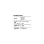 Vestel AD-93320 S Eğimli Davlumbaz Duvar Tipi Siyah Cam Yüzeyli 90 cm 640 m3/sa Hava Debisi - Görsel 5